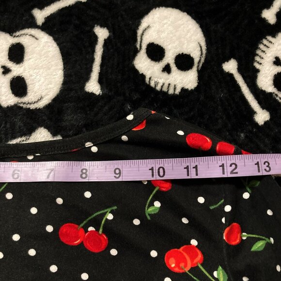 JENNA & JESSIE Little girl's cherry polka dot long-sleeve top SMALL MEDIUM shirt - Picture 10 of 11